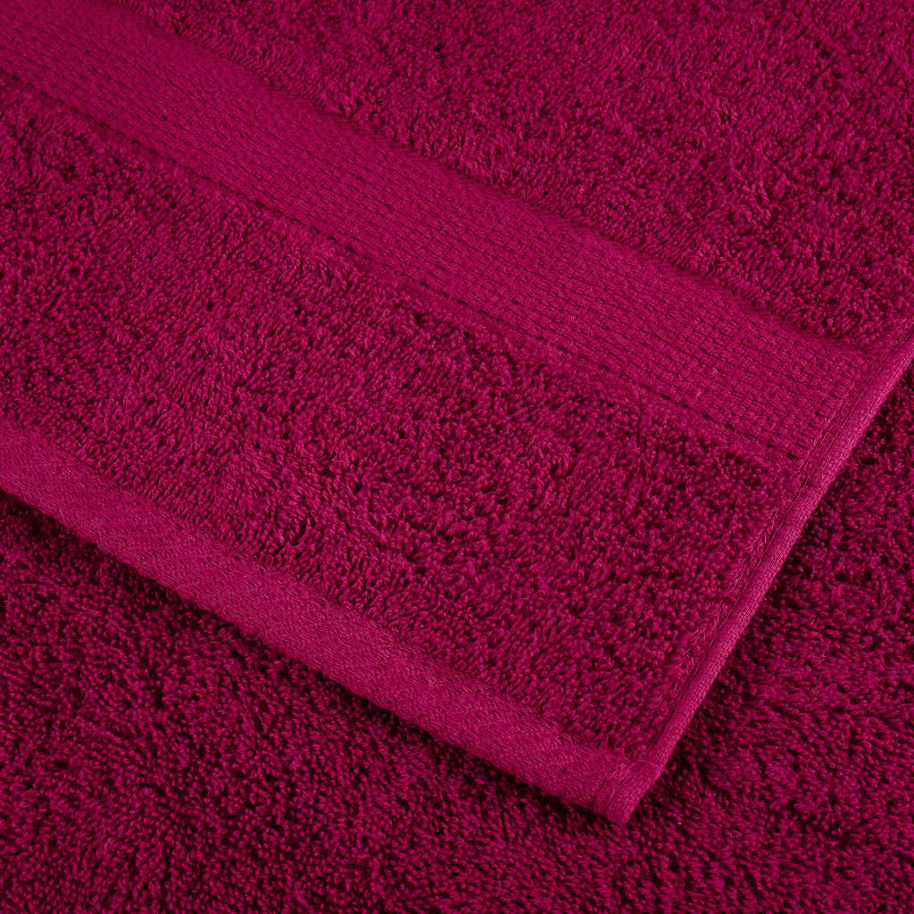 Asciugamani Premium SOLUND 4 pz Bordeaux 30x30 cm 600 g/m²