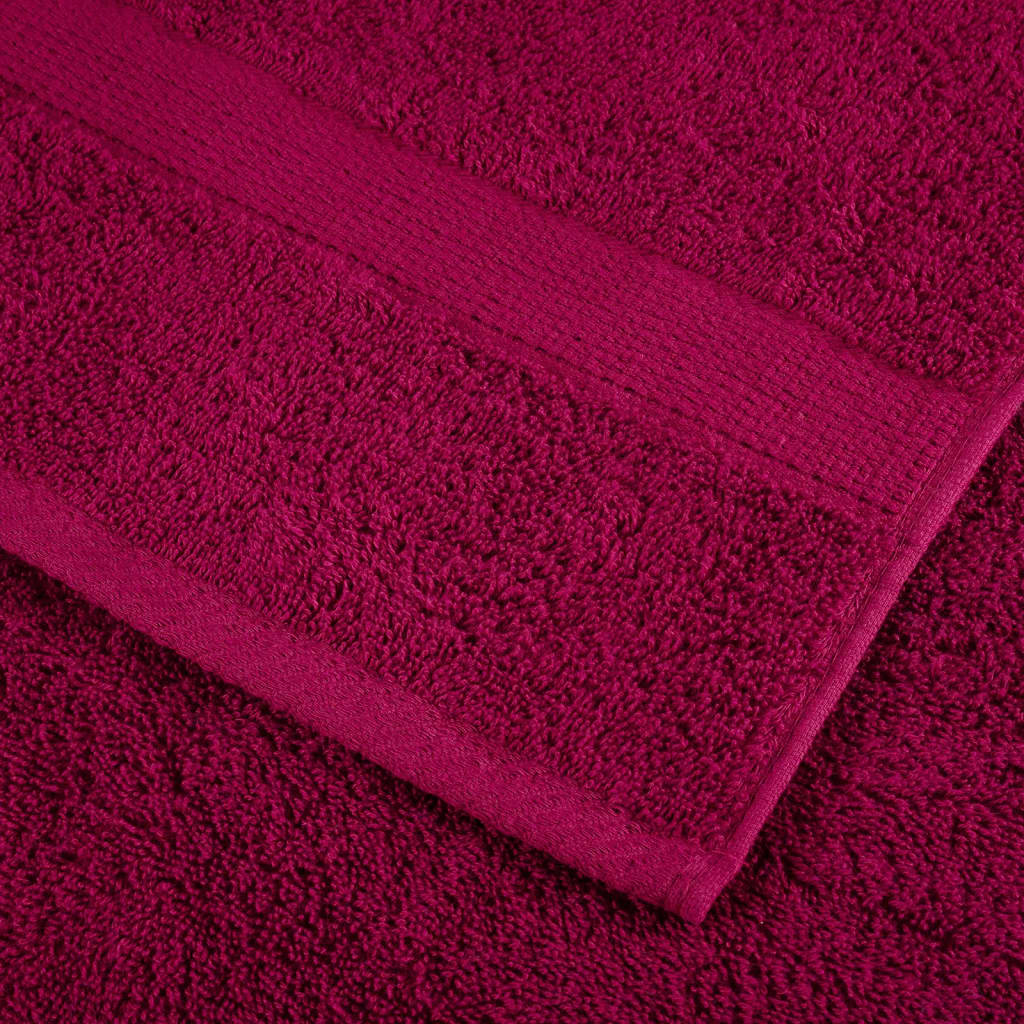 Asciugamani per ospiti Premium SOLUND 2 pz Bordeaux 30x50 cm 600 g/m²