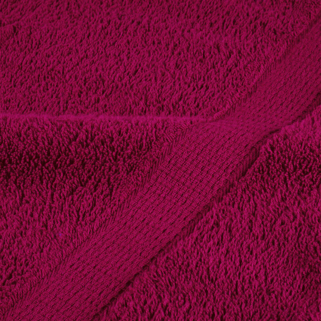 Asciugamani da bagno Premium SOLUND 10 pz Bordeaux 100x150 cm 600 g/m²
