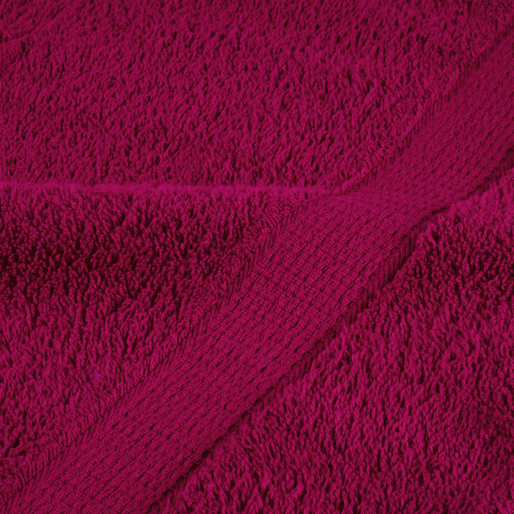 Asciugamani Premium SOLUND 2 pz Bordeaux 100x200 cm 600 g/m²