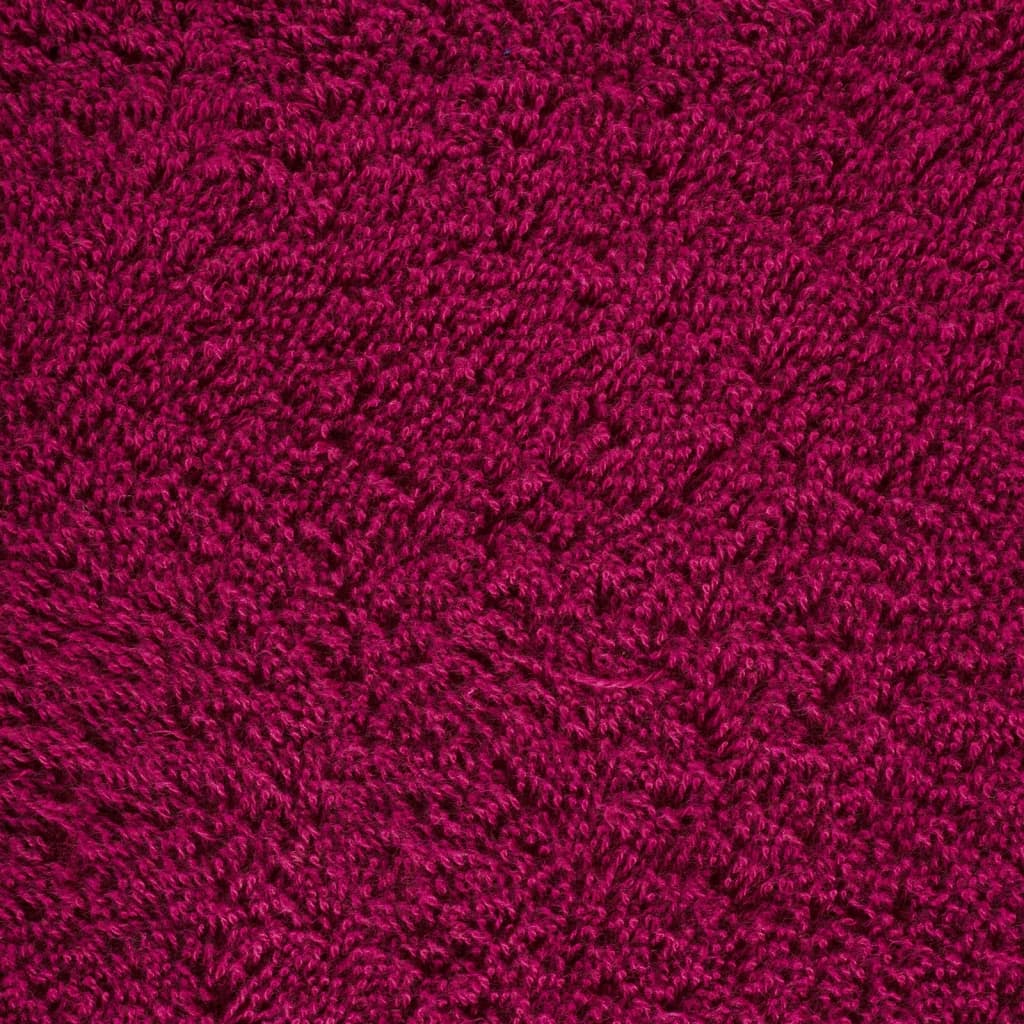 Asciugamani Premium SOLUND 10 pz Bordeaux 100x200 cm 600 g/m²
