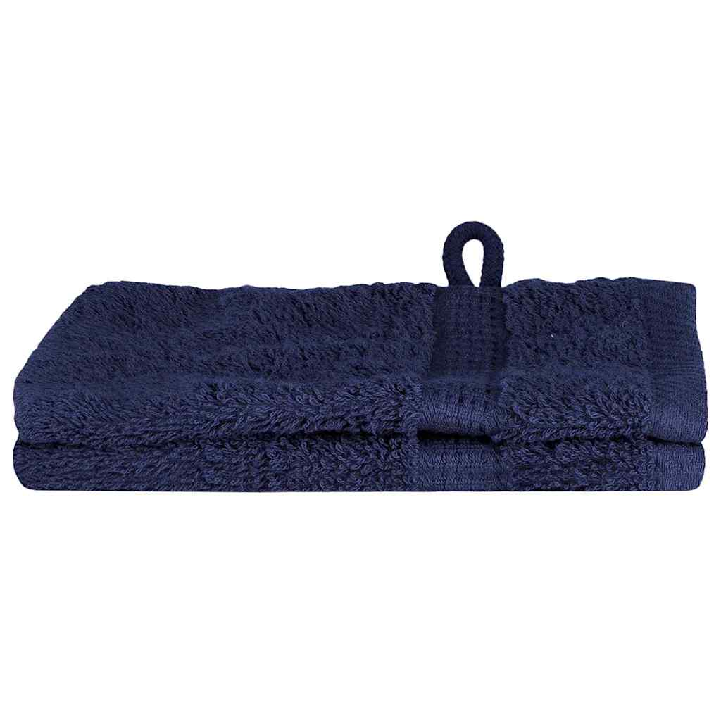 Asciugamano per Ospiti SOLUND 2 pz Blu navy 15 x 21 cm 550 gsm