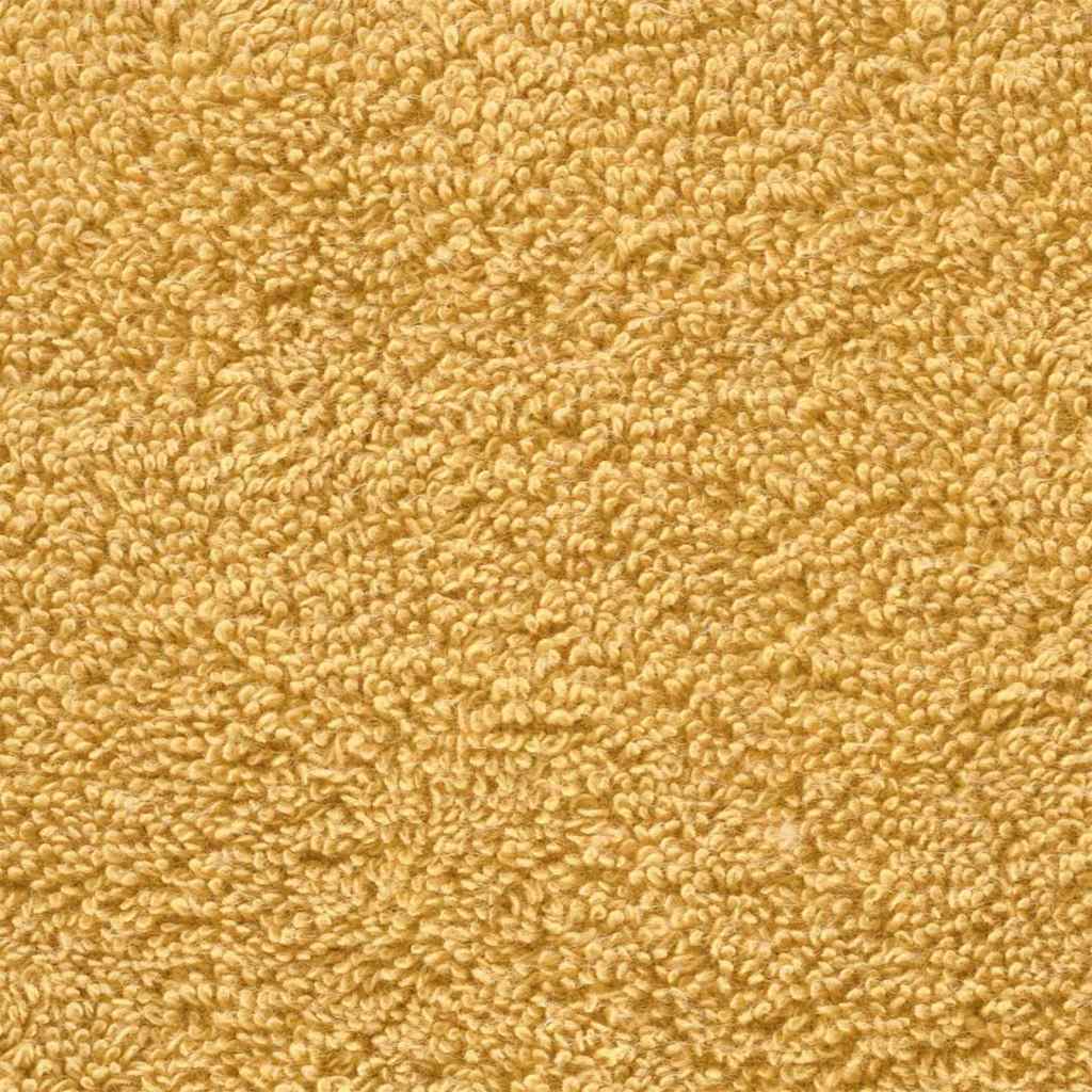 Asciugamano per Ospiti SOLUND 2 pz Oro 15 x 21 cm 550 gsm
