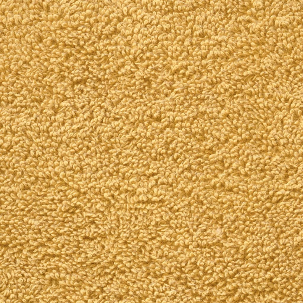 Asciugamani da bagno Premium SOLUND 4 pz Oro 100x150 cm 600 g/m²