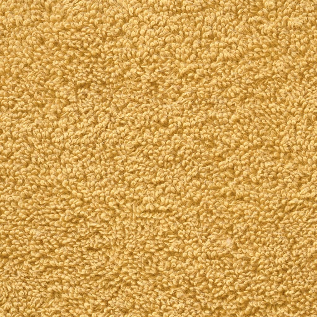Asciugamani Premium SOLUND 4 pz Oro 100x200 cm 600 g/m²