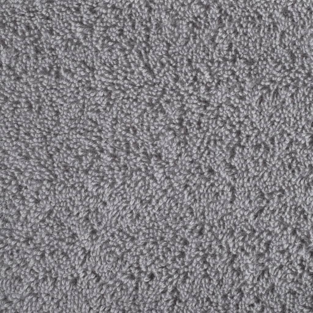 Asciugamani per ospiti Premium SOLUND 10 pz Grigio 30x50 cm 600 g/m²