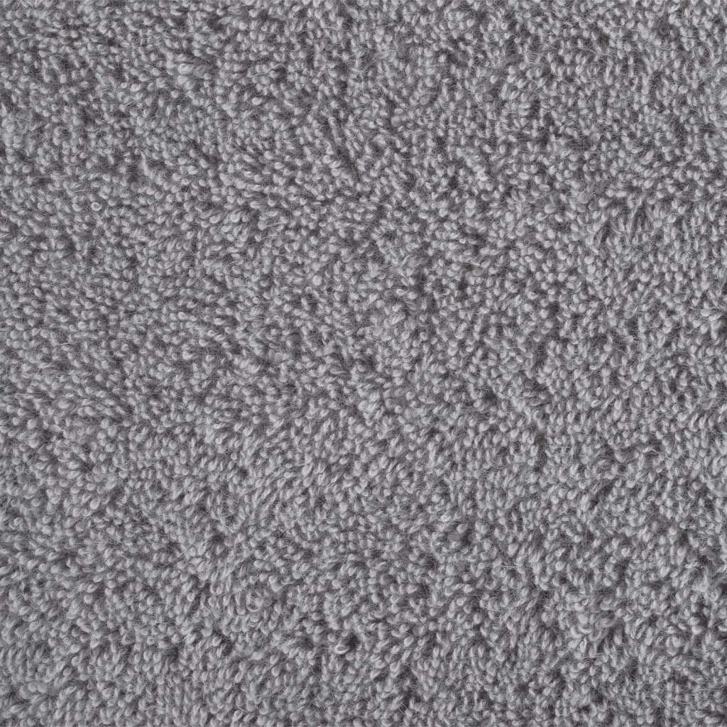 Asciugamani per sauna Premium SOLUND 2 pz Grigio 80x200 cm 600 g/m²