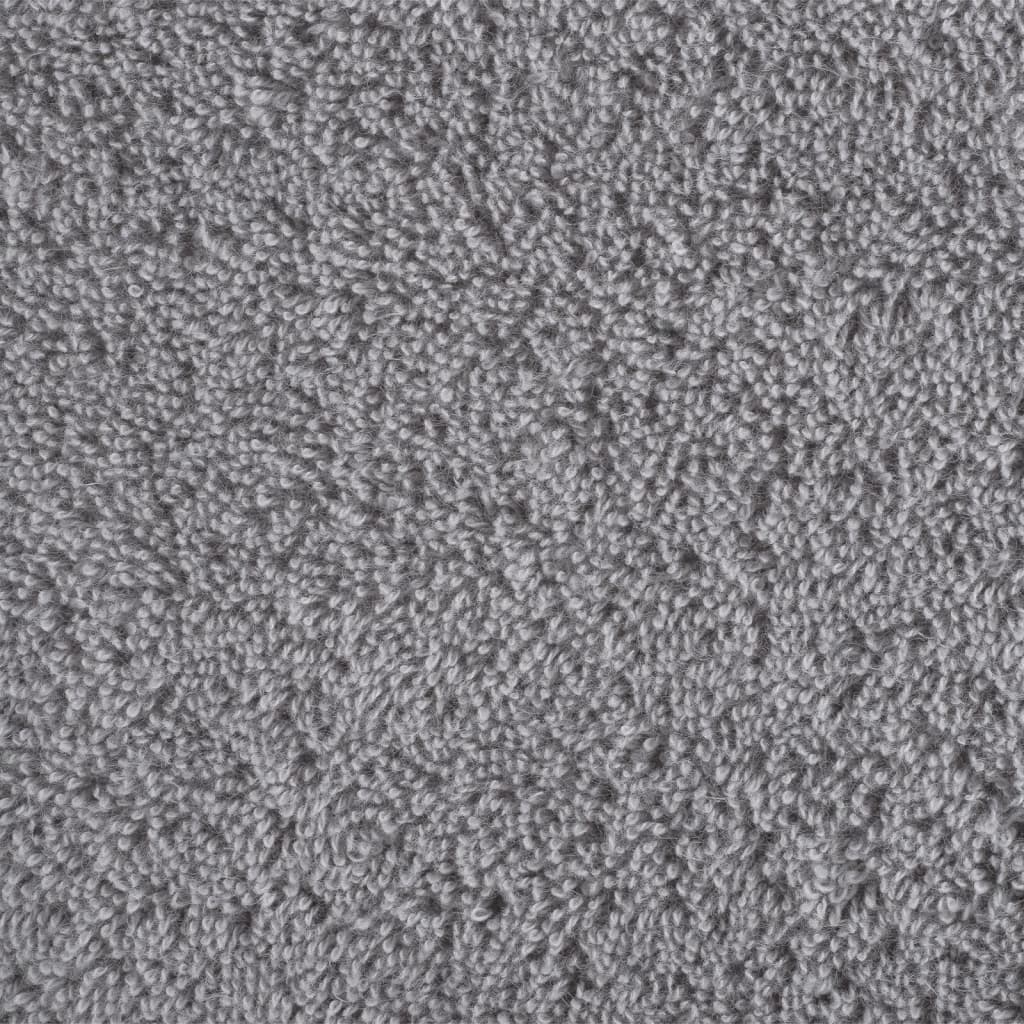 Asciugamani per sauna Premium SOLUND 10 pz Grigio 80x200 cm 600 g/m²