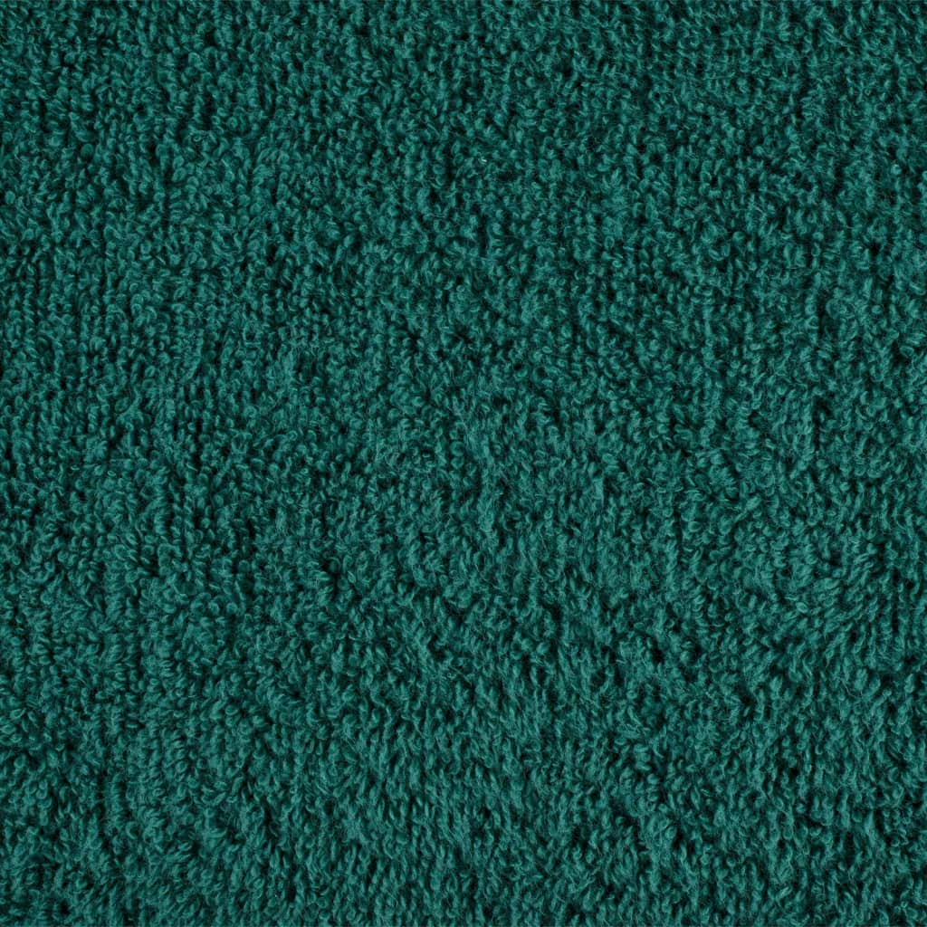 Asciugamani da Doccia SOLUND 2 pz Verdi 70x140 cm 600 g/m²