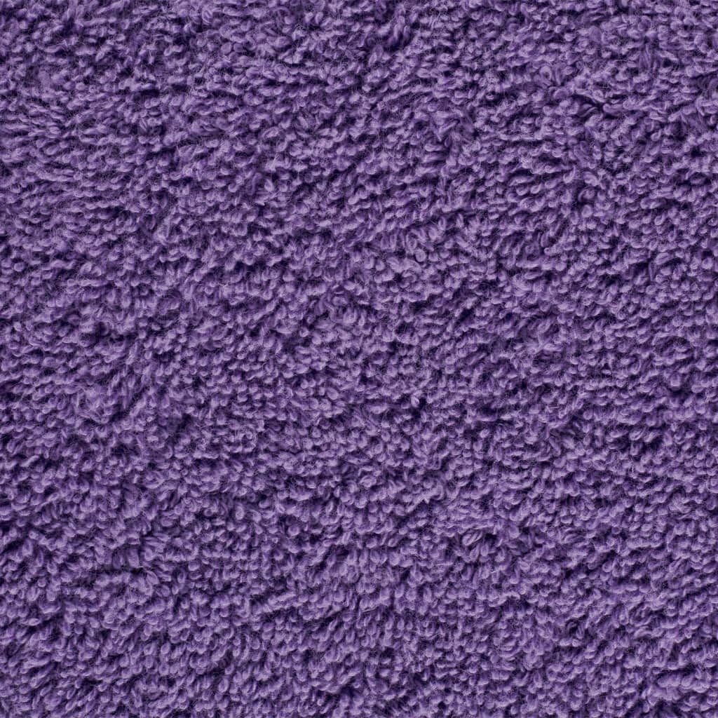 Asciugamani per Ospiti SOLUND 2 pz Viola 30x50 cm 600 g/m²