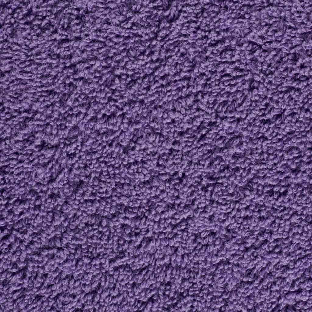 Asciugamani da Doccia SOLUND 4 pz Viola 70x140 cm 600 g/m²