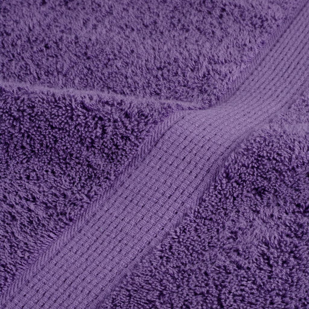 Asciugamani da Doccia SOLUND 10 pz Viola 70x140cm 600 g/m²