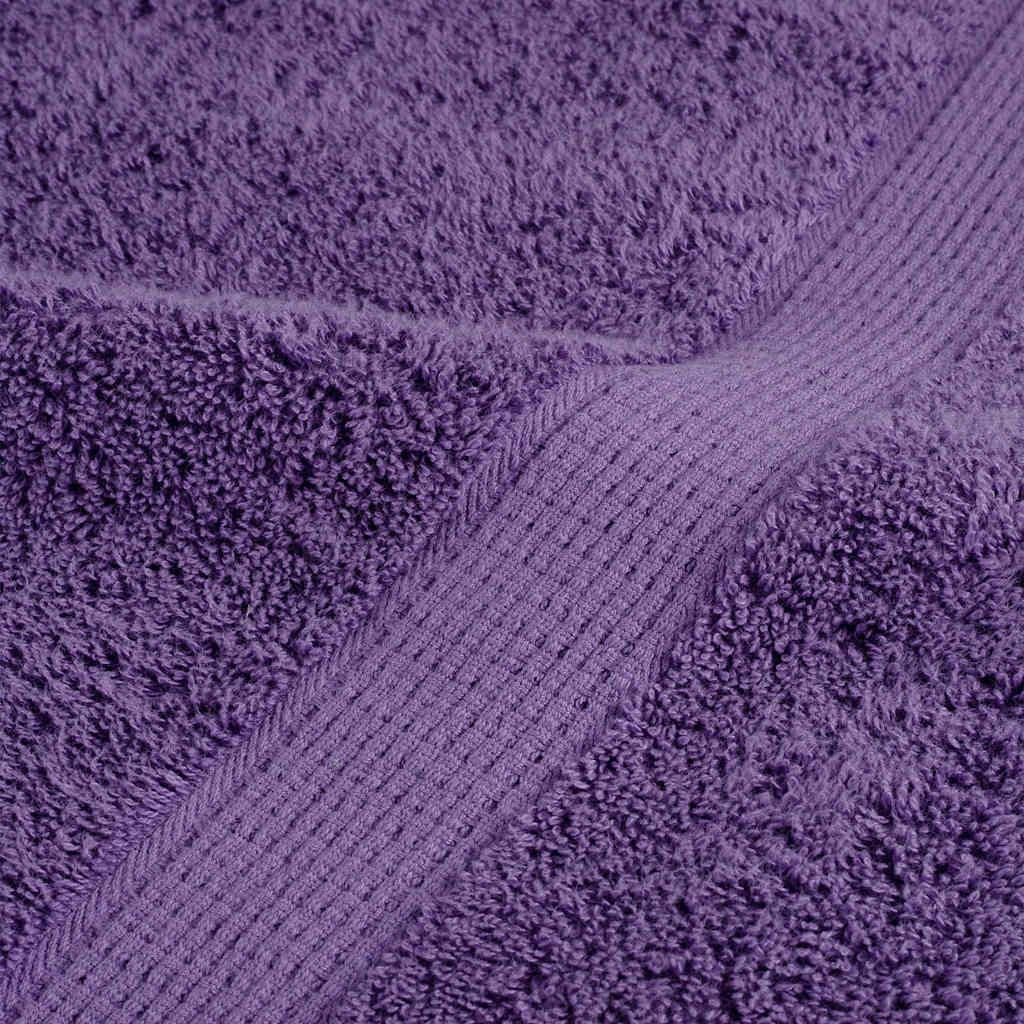 Asciugamani per Sauna SOLUND 2 pz Viola 80x200 cm 600 g/m²