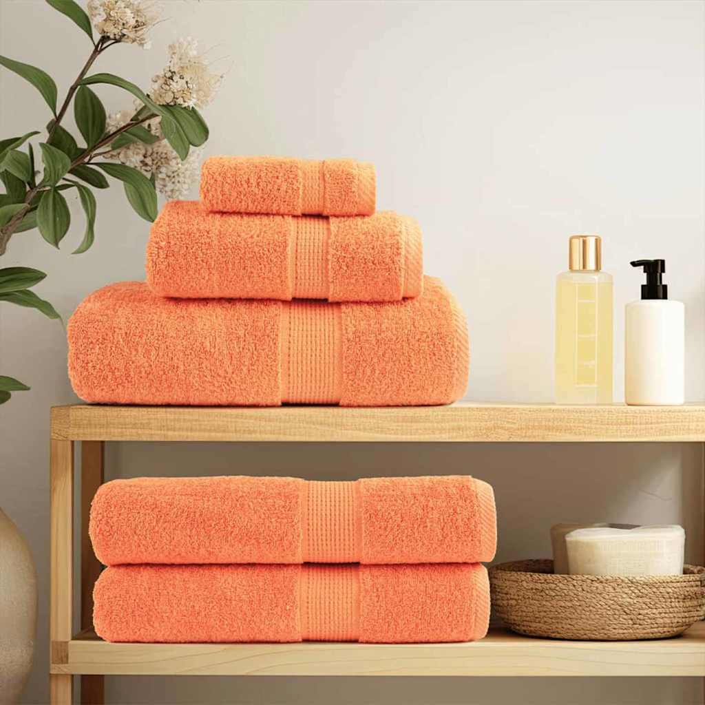 Asciugamano per Ospiti SOLUND 10 pz Arancione 15 x 21 cm