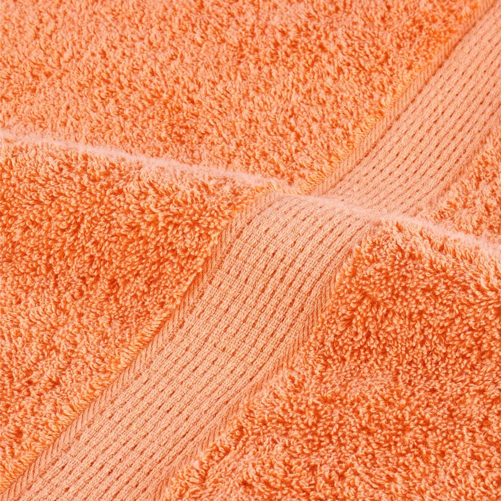 Asciugamani Premium SOLUND 2 pz Arancione 30x30 cm 600 g/m²