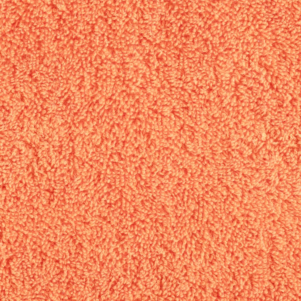 Asciugamani da bagno Premium SOLUND 10 pz Arancione 100x150 cm 600 g/m²