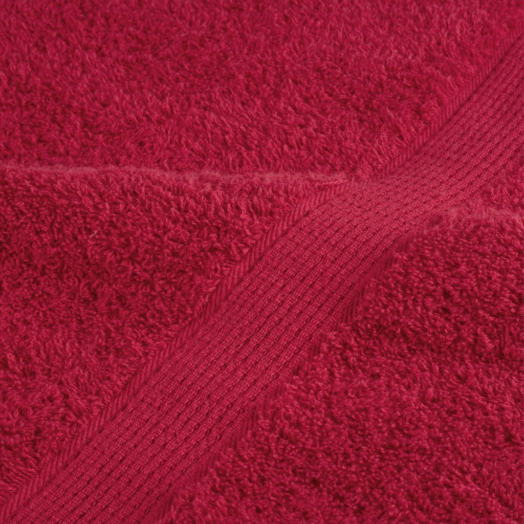 Asciugamani Premium SOLUND 4 pz Rosso 30x30 cm 600 g/m²