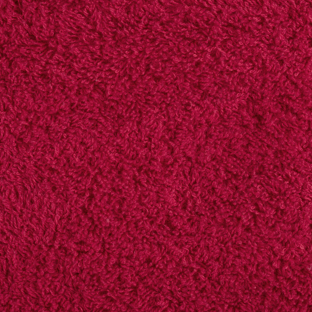 Asciugamani da bagno Premium SOLUND 4 pezzi Rosso 100x150 cm 600 g/m²