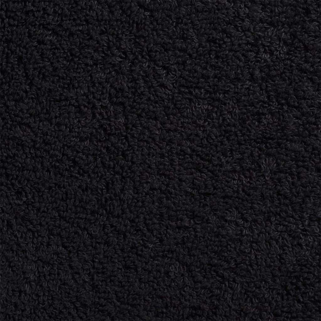 Asciugamano per Ospiti SOLUND 4 pz Nero 15 x 21 cm 550 gsm