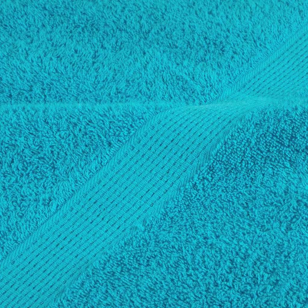 Asciugamano per Ospiti SOLUND 4 pz Turchese 15 x 21 cm 550 gsm