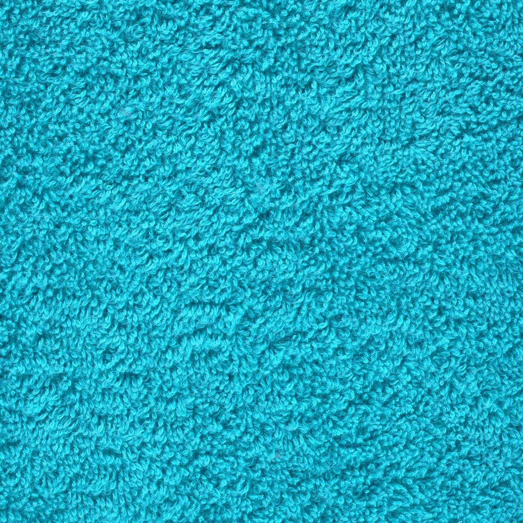 Asciugamani Ospiti SOLUND 10 pz Turchesi 30x50cm 600 g/m²