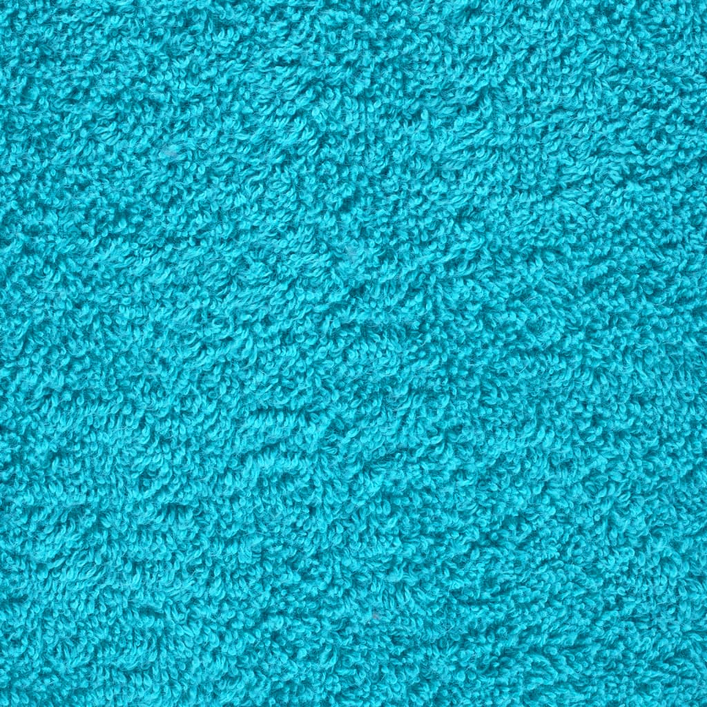 Asciugamani Premium SOLUND 4 pz Turchesi 50x100cm 600 g/m²