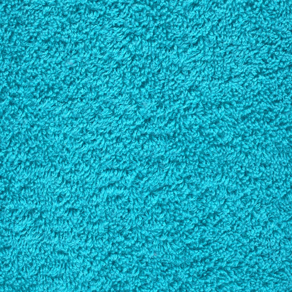 Asciugamani da bagno Premium SOLUND 10 pz Turchese 100x150 cm 600 g/m²