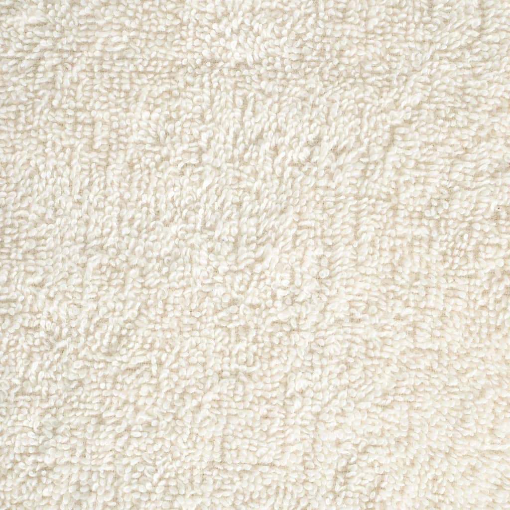 Asciugamani Premium SOLUND 4 pz Crema 30x30 cm 600 g/m²