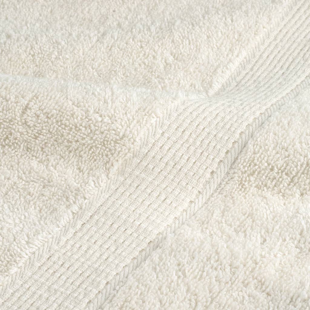Asciugamani da Doccia SOLUND 10 pz Crema 70x140cm 600 g/m²