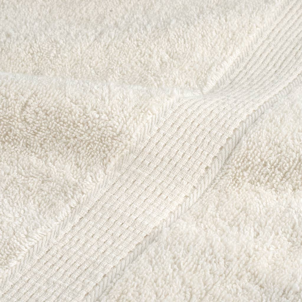 Asciugamani da bagno Premium SOLUND 10 pz Crema 100x150 cm 600 g/m²