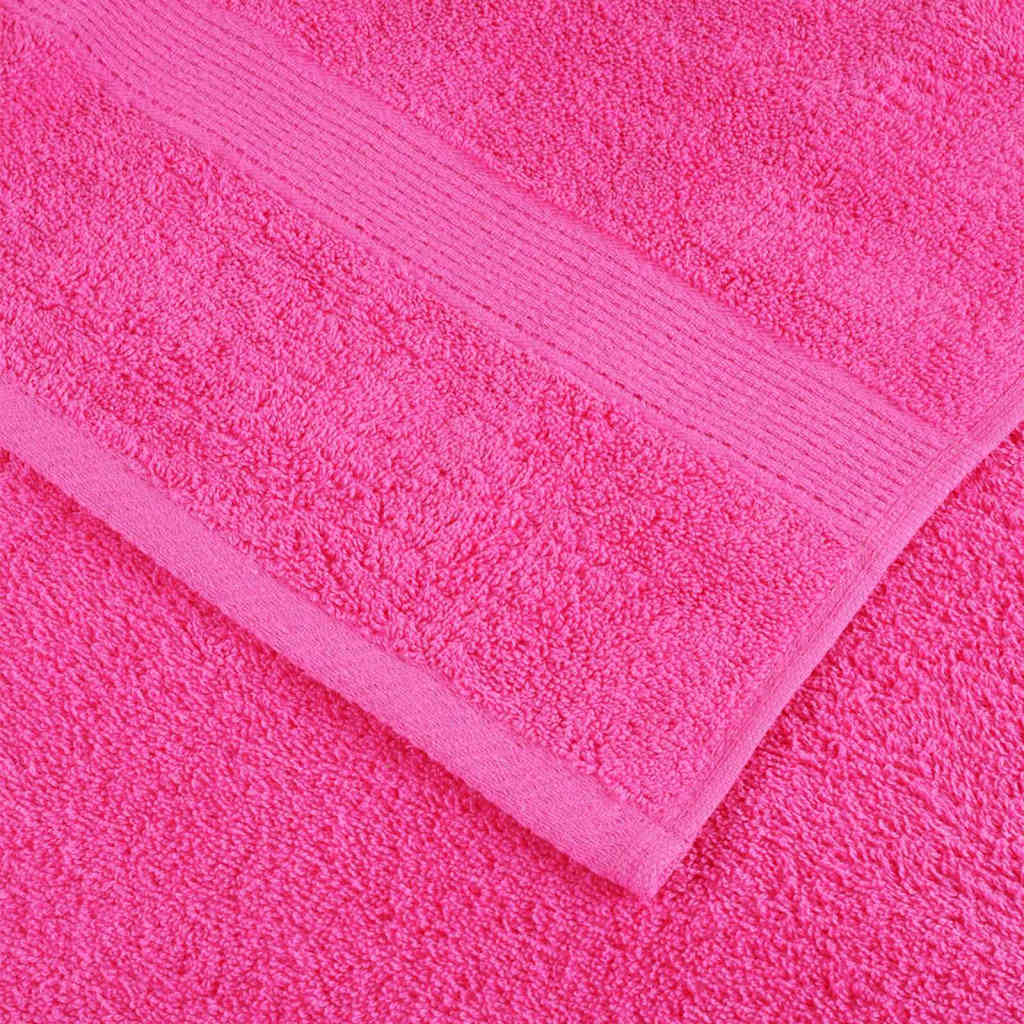 Asciugamano per Ospiti SOLUND 4 pz Rosa 15 x 21 cm 550 gsm