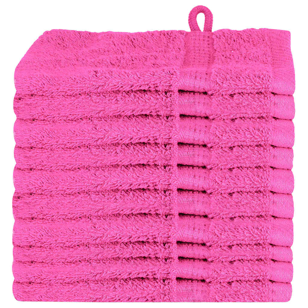 Asciugamano per Ospiti SOLUND 10 pz Rosa 15 x 21 cm 550 gsm