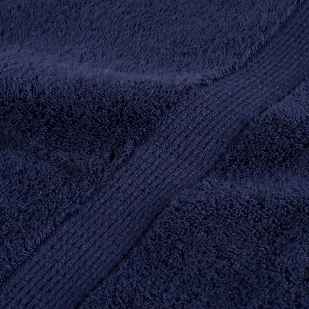 Set ASciugamani SOLUND 8 pz Blu Navy 600 gsm