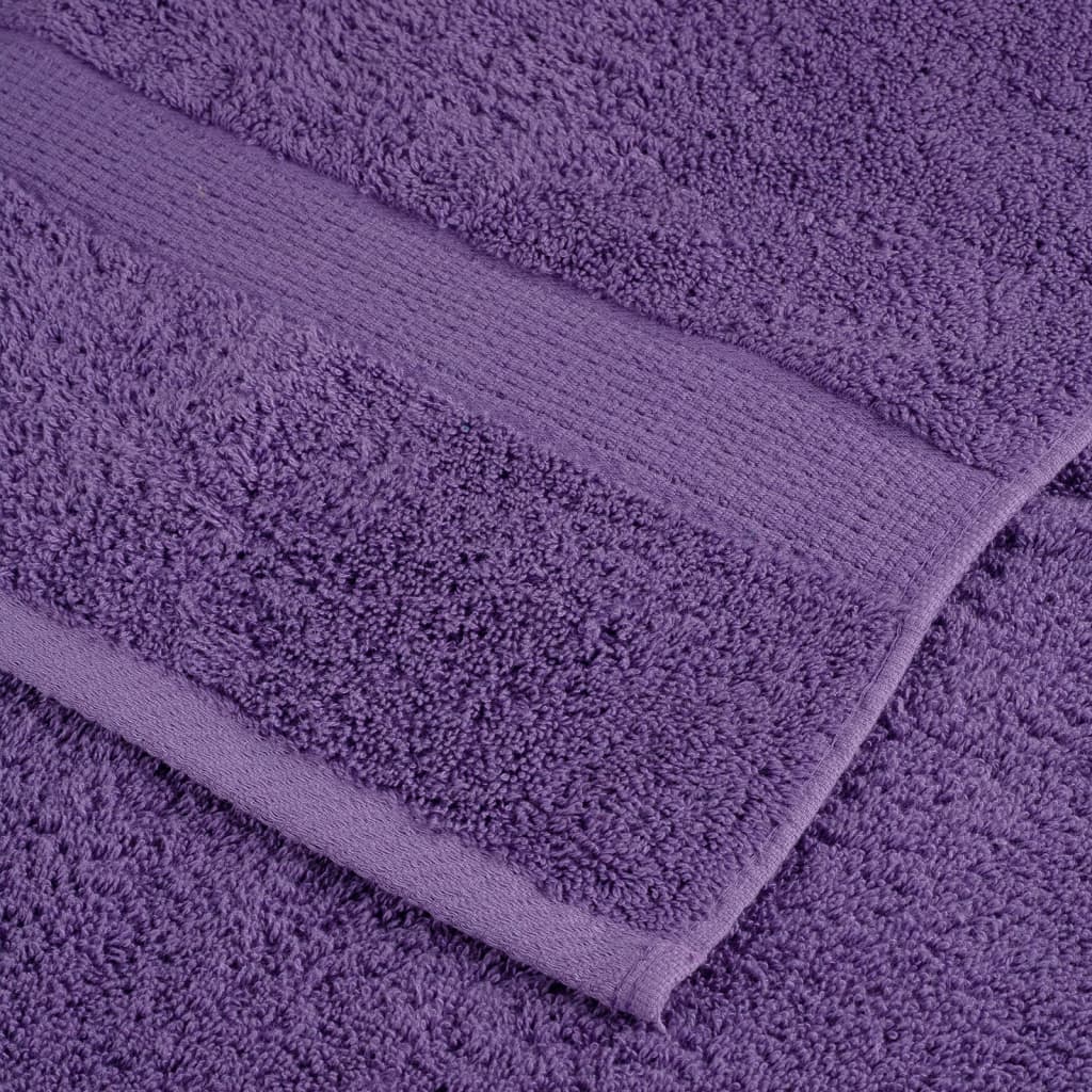 Set ASciugamani SOLUND 8 pz Viola 600 gsm