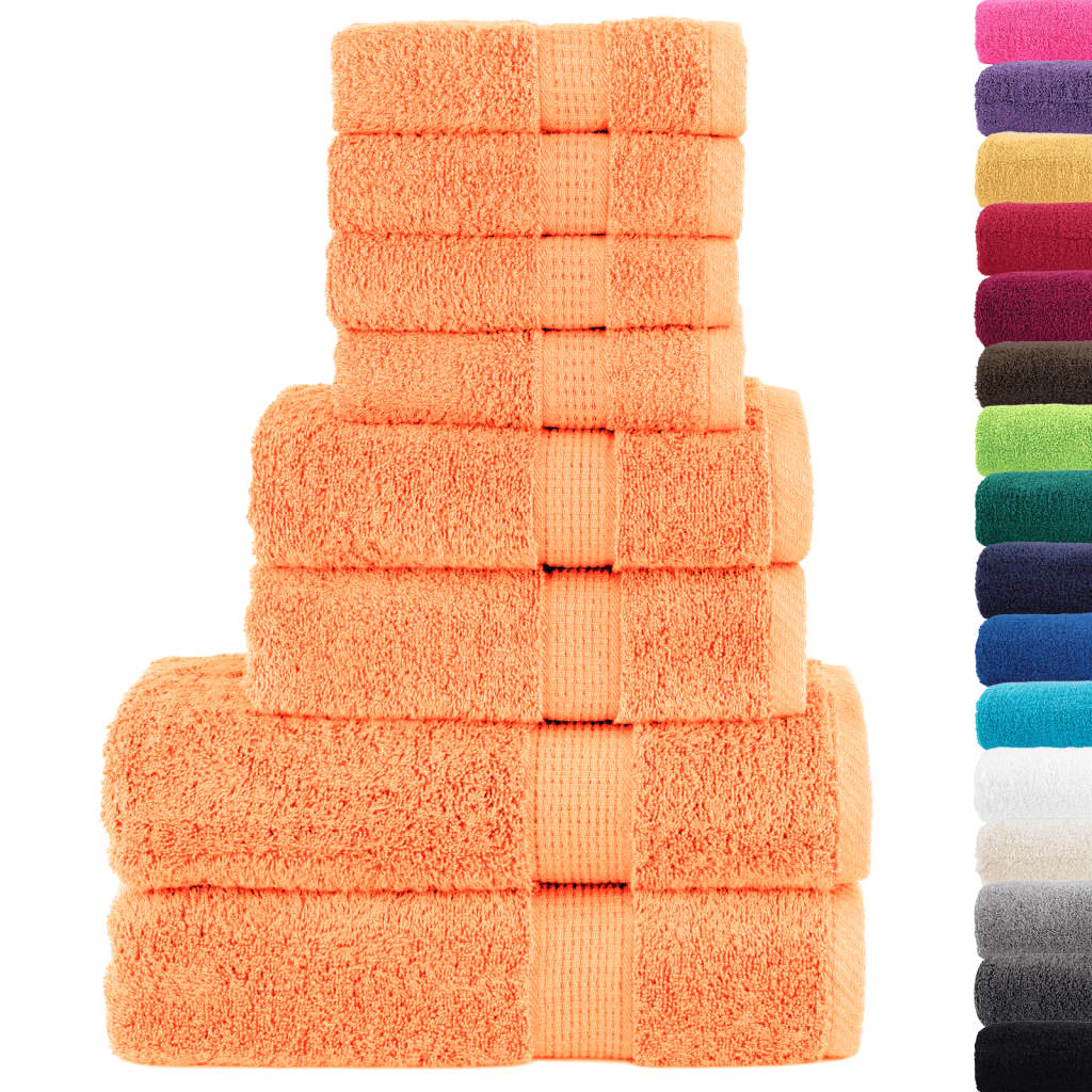 Set ASciugamani SOLUND 8 pz Arancioni 600 gsm