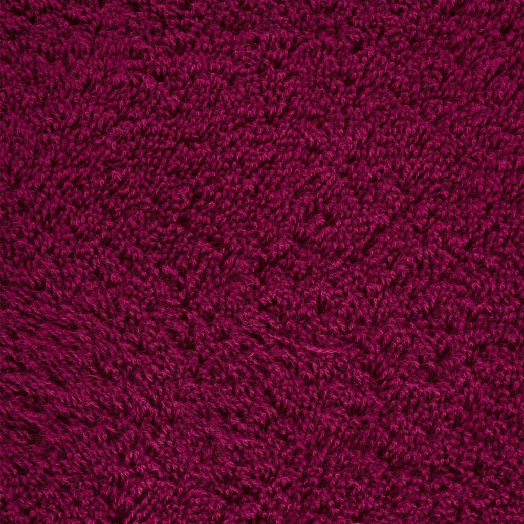 Set ASciugamani SOLUND 12 pz Bordeaux 600 gsm