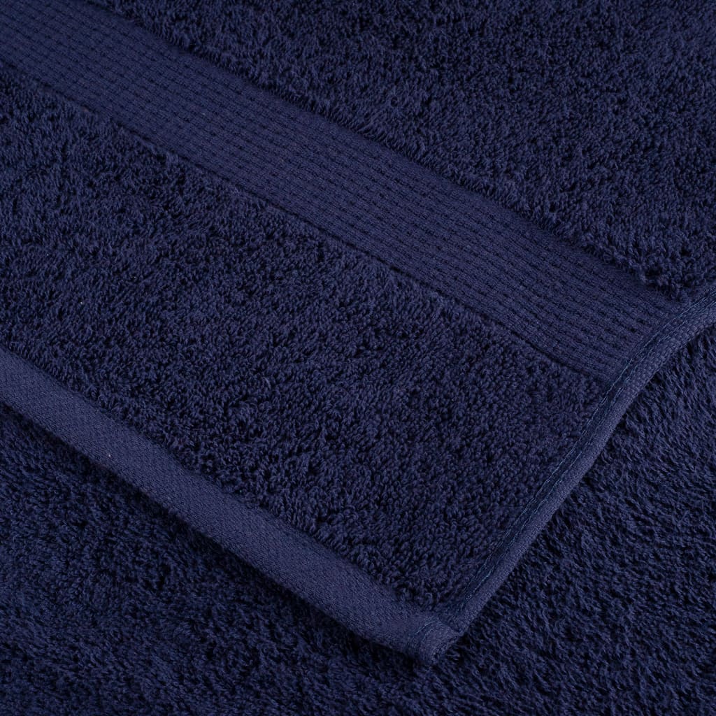 Set ASciugamani SOLUND 12 pz Blu Navy 600 gsm