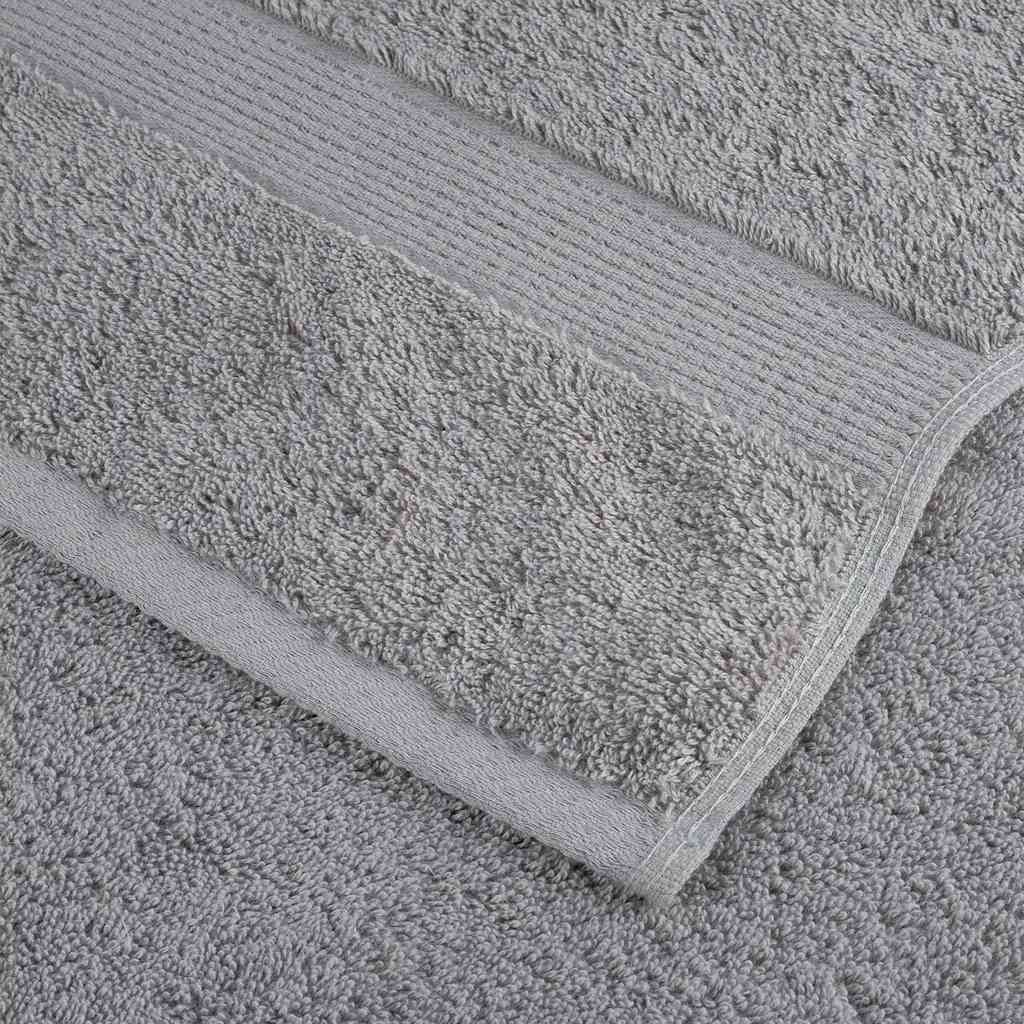 Set ASciugamani SOLUND 12 pz Grigio 600 gsm
