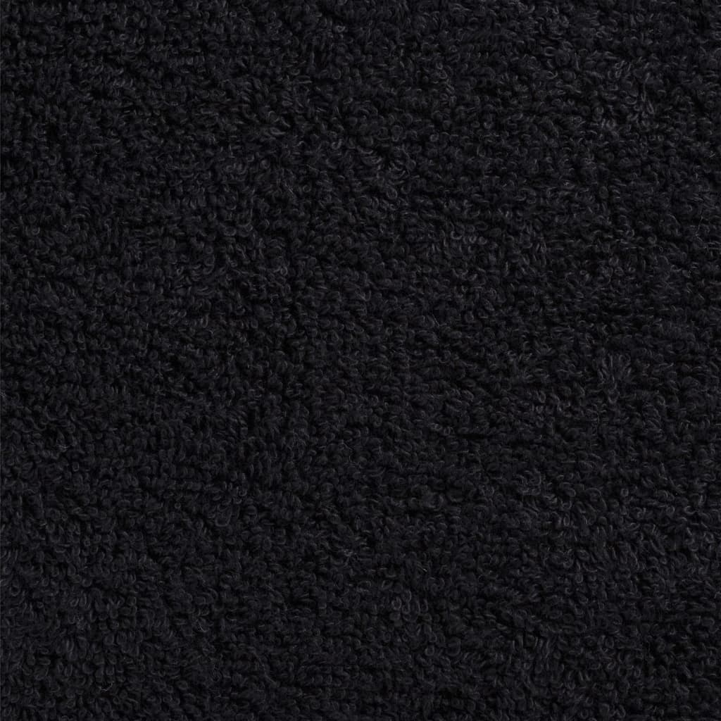 Set ASciugamani SOLUND 12 pz Neri 600 gsm