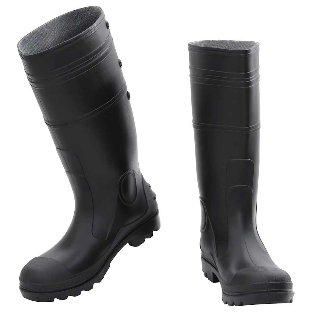 Stivali da Pioggia Neri Misura 43 in PVC
