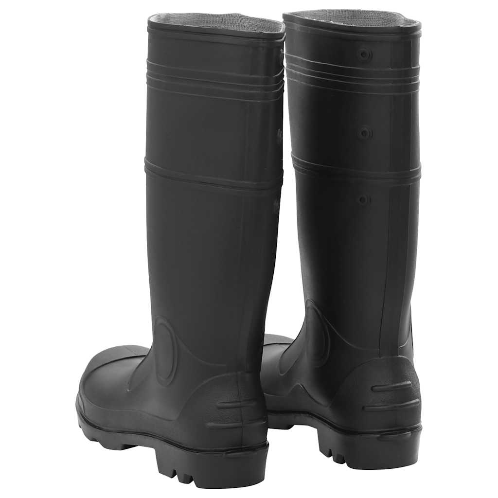Stivali da Pioggia Neri Misura 44 in PVC
