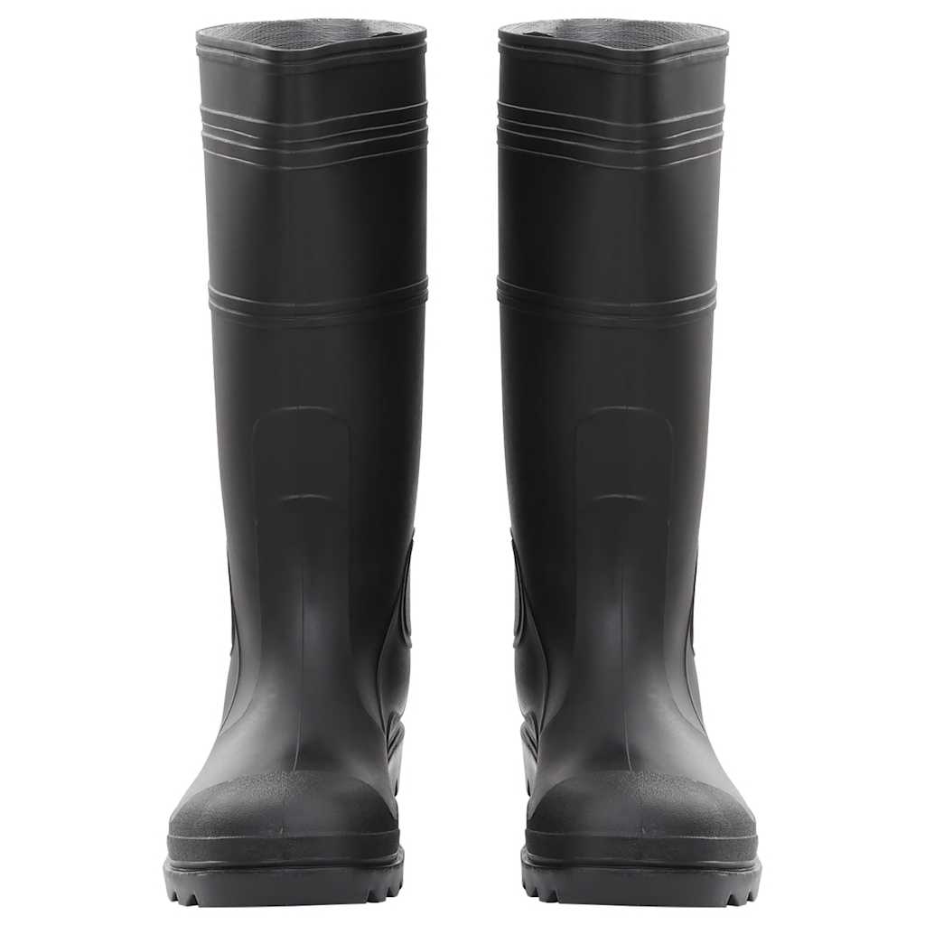 Stivali da Pioggia Neri Misura 46 in PVC