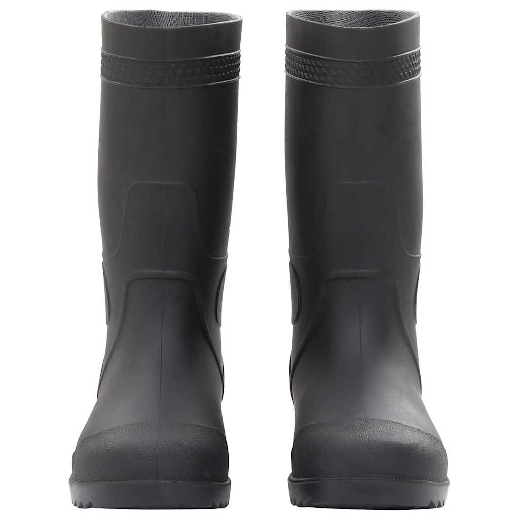Stivali da Pioggia Neri Misura 40 in PVC