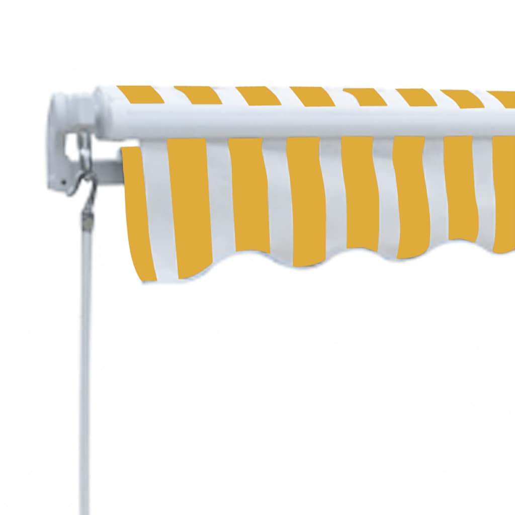 Tendone superiore Parasole Bianco & Giallo 6 x 3 m