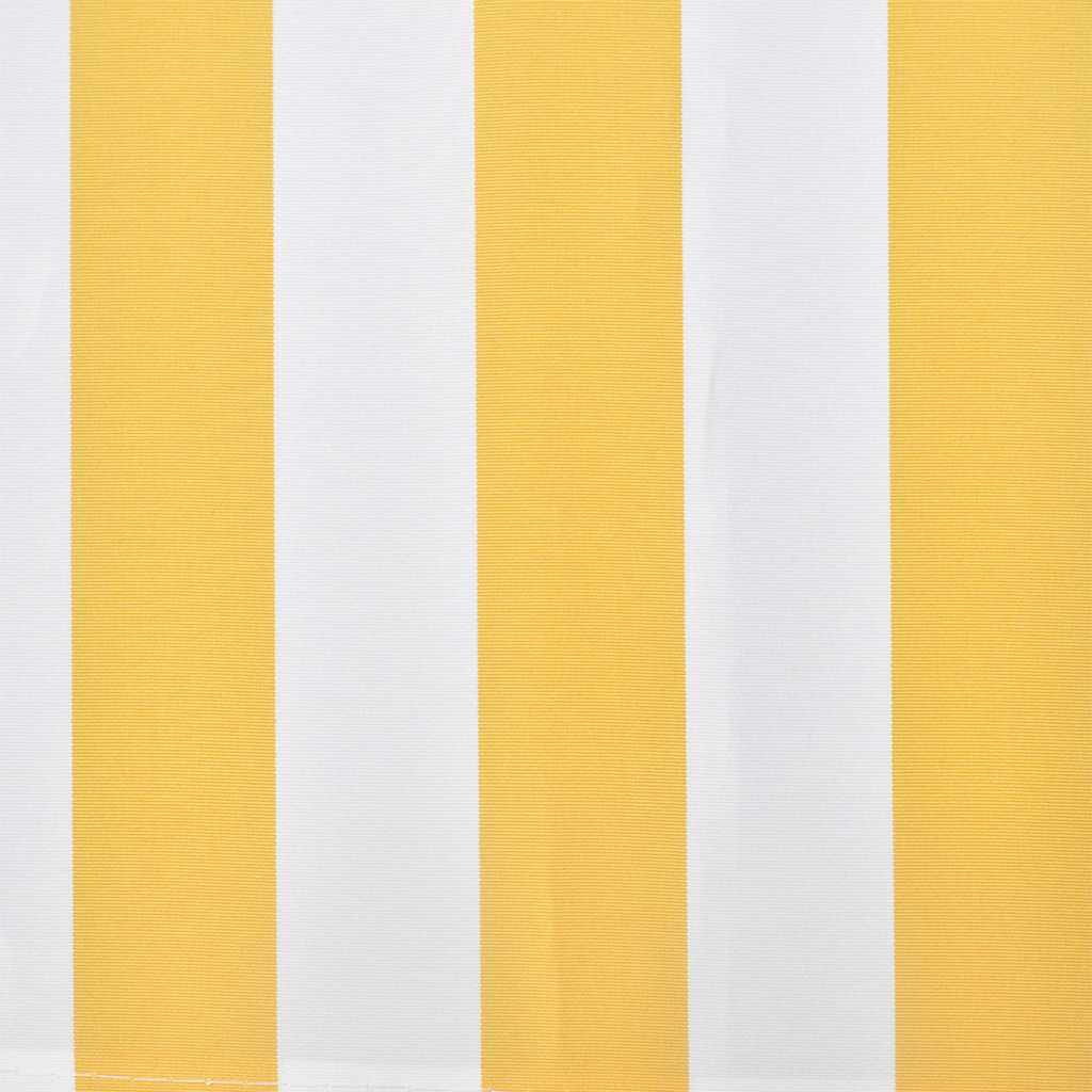 Tendone superiore Parasole Bianco & Giallo 6 x 3 m
