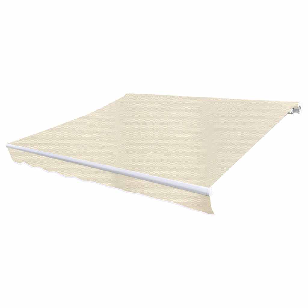Tessuto di Ricambio per Tenda da Sole Crema 400x300 cm Poliestere