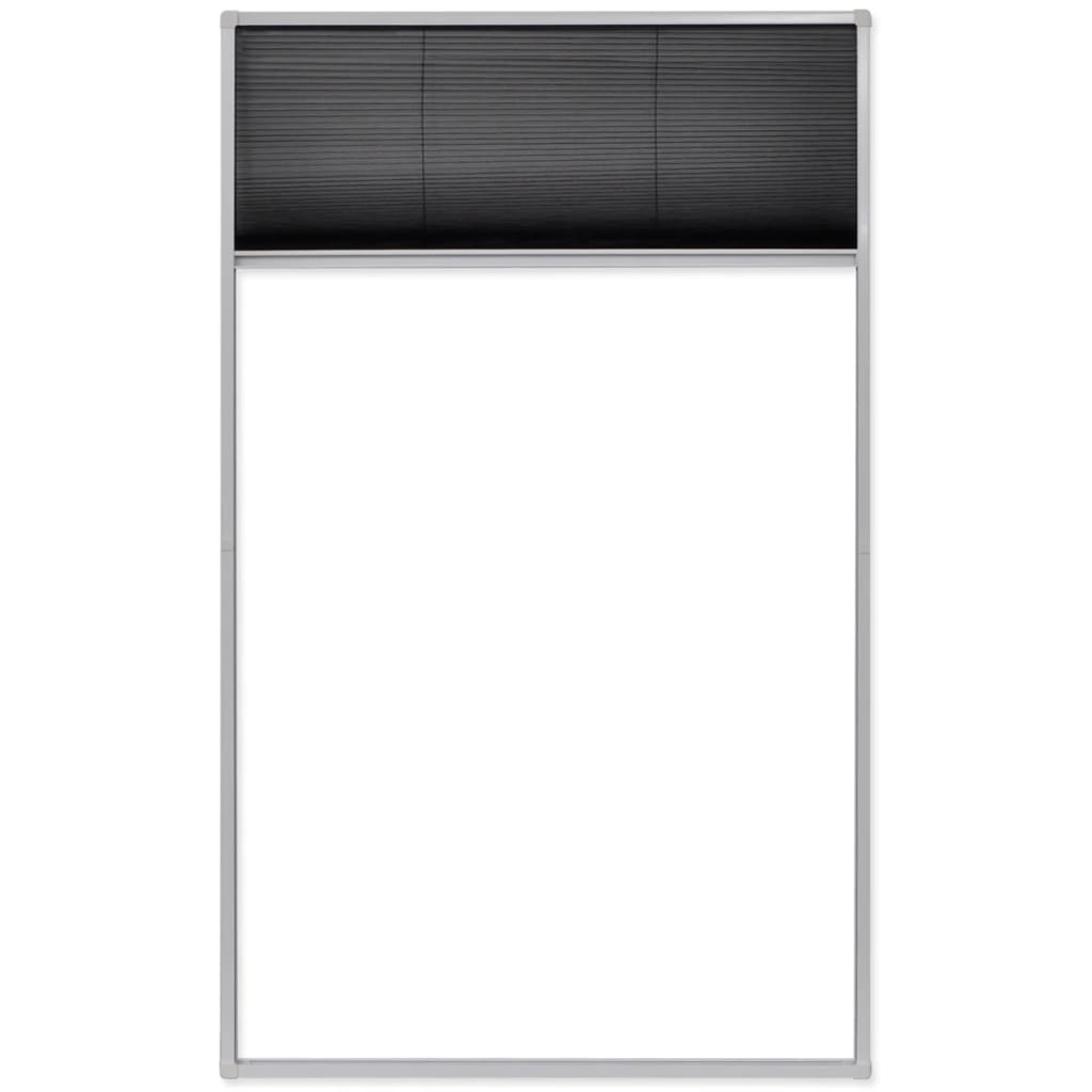 Tenda Antiinsetti Plissettata da Finestra 110 x 160 cm