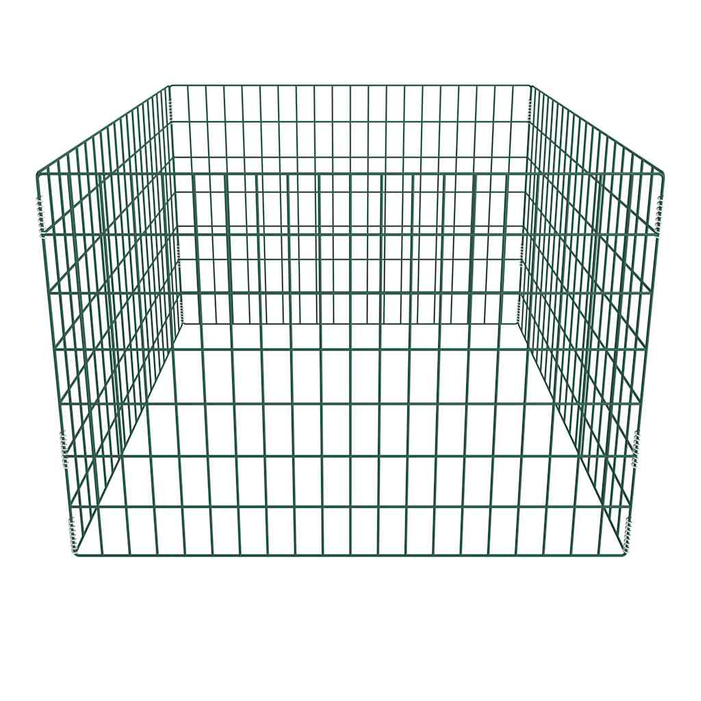 Compostiera da Giardino Quadrata a Rete 100 x 100 x 70 cm