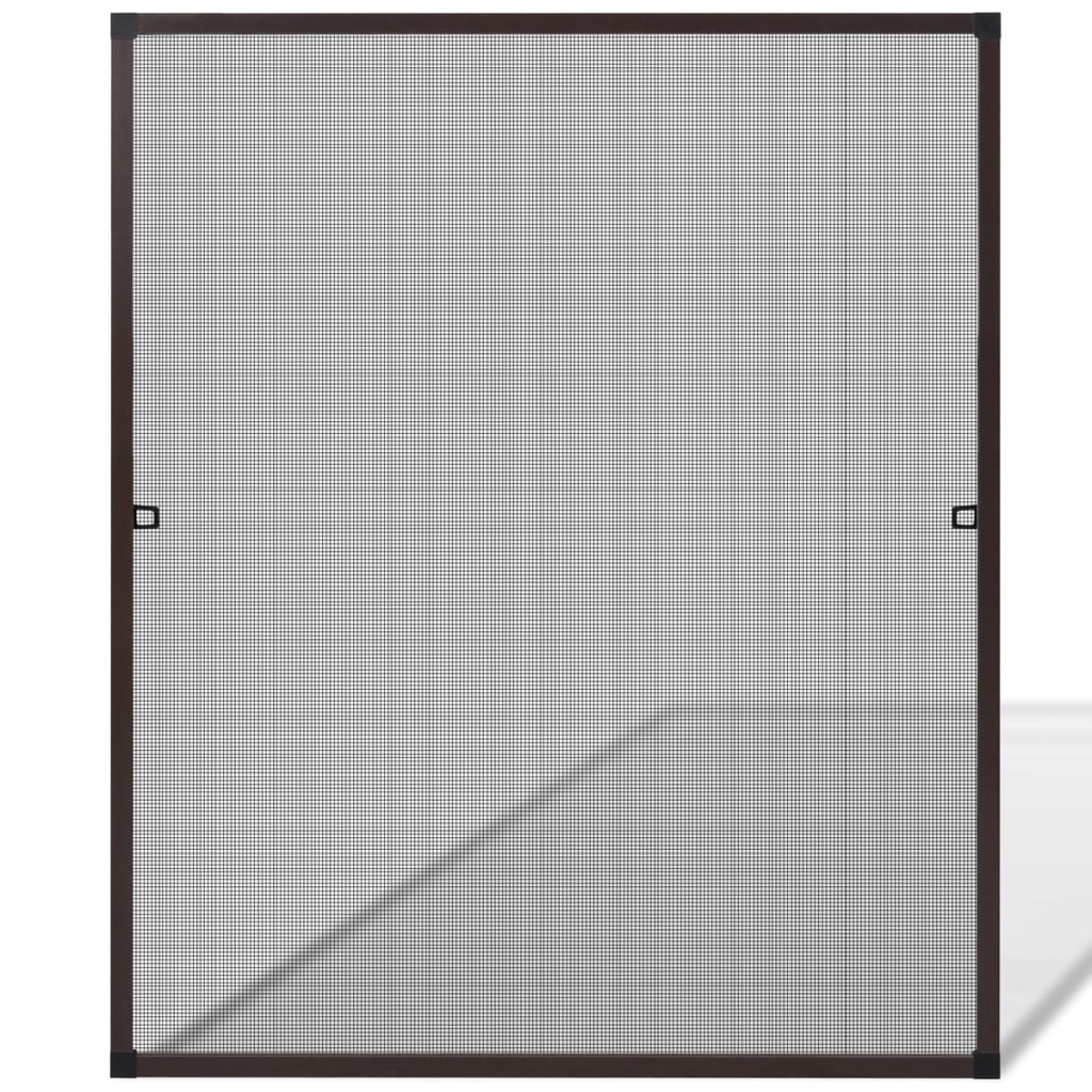 Zanzariera marrone per finestre 100 x 120 cm