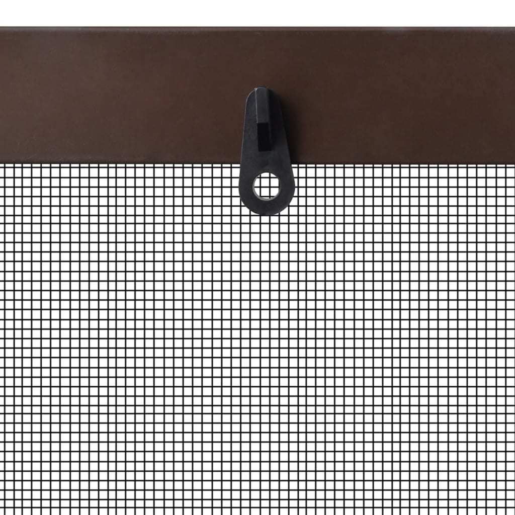 Zanzariera marrone per finestre 130 x 150 cm